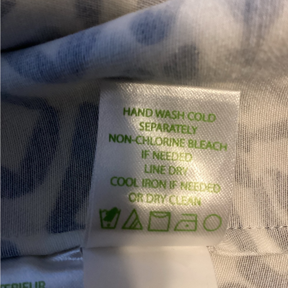 Lilly Pulitzer Carlotta Stretch Shift Indigo Home Slice Size 2 - Picture 14 of 15